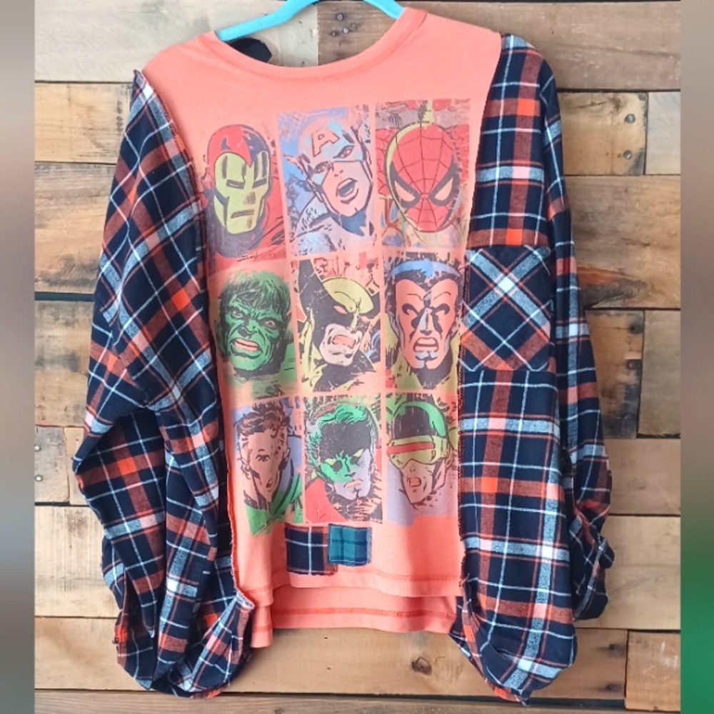 Upcycled Marvel Graphic T-shirt